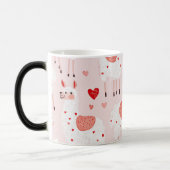Llamas pattern valentines モーフィングマグカップ (左)