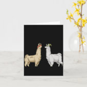 Llamas With Hats Carl  カード (黄色い花)
