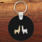 Llamas With Hats Carl  キーホルダー (正面)