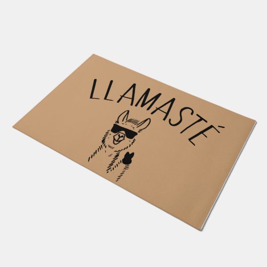 Llameste Doormat, Llama Welcome Mat ドアマット (アングル)