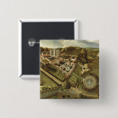 Llanerchホール、Denbighshirの家そして庭 缶バッジ (正面&裏面)