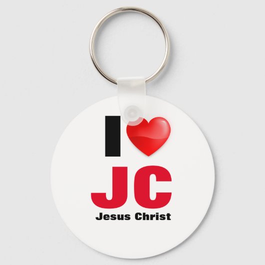 Llaver I love Jesus Christ キーホルダー (正面)