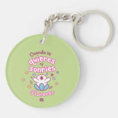 Llavero acrílico│Cuando te quieres y sonries キーホルダー (裏面)