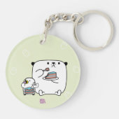 Llavero acrílico│Hoy me siento dulce キーホルダー (裏面)