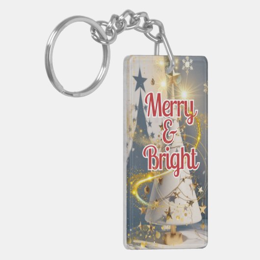 Llavero Acrílico "Merry & Bright" キーホルダー (正面左)