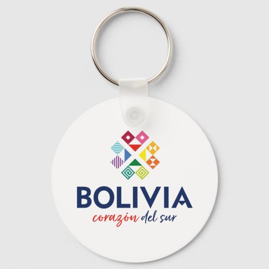 Llavero Bolivia corazón del sur キーホルダー (正面)