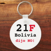 Llavero Bolivia dijo NO キーホルダー (正面)