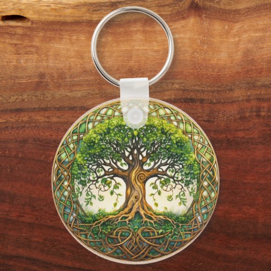 Llavero Celta Árbol de la vida キーホルダー (正面)