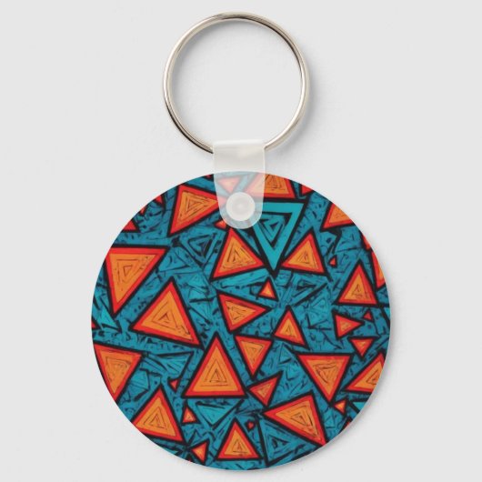 Llavero diseño de triángulos キーホルダー (裏面)