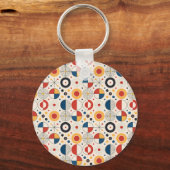 Llavero diseño geométrico  キーホルダー (正面)