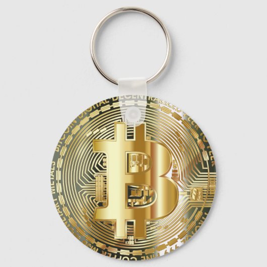 llavero elegante bitcoin キーホルダー (正面)