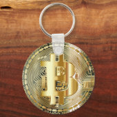 llavero elegante bitcoin キーホルダー (正面)