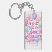 Llavero “Feliz Día de San Valentín” – Detalle Romá キーホルダー (正面左)