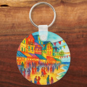 Llavero fiesta en el mar a todo color キーホルダー (正面)