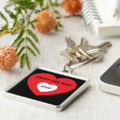 LLAVERO HEART キーホルダー (側面)