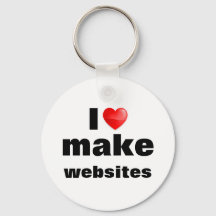 Llavero I love make websites