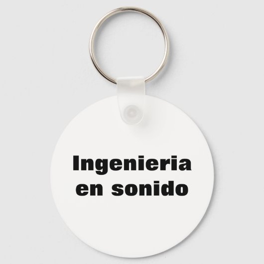 Llavero  ingeniero en sonido キーホルダー (正面)