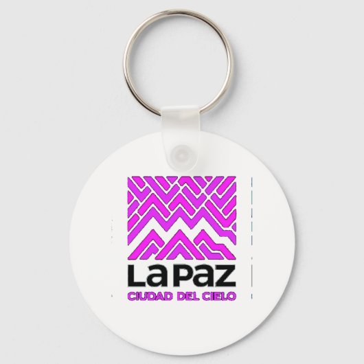 Llavero La Paz ciudad del cielo キーホルダー (正面)