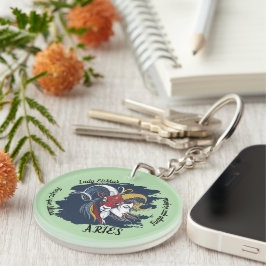 Llavero Lady Aries - Keychain Zodíaco Mujer キーホルダー