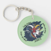 Llavero Lady Aries - Keychain Zodíaco Mujer キーホルダー (正面)