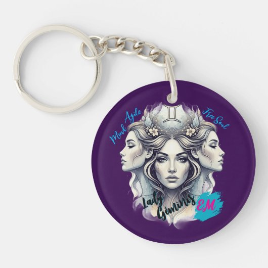 Llavero Lady Géminis – Un detalle con dualidad キーホルダー (正面)