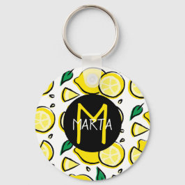 Llavero Limones - Tutti Frutti - Con tu nombre! キーホルダー