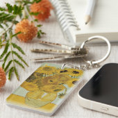 Llavero Los girasoles de Van Gogh キーホルダー (正面右)