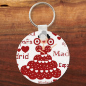 Llavero Madrid España muñeca flamenca キーホルダー (正面)