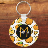 Llavero Naranjas - Tutti Frutti - Con tu nombre! キーホルダー (正面)