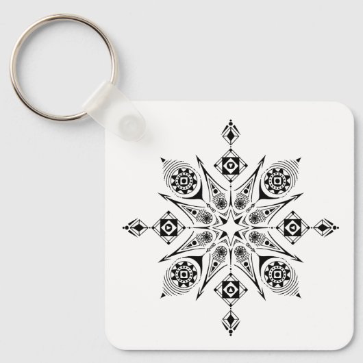 Llavero tipo chapa キーホルダー (正面)