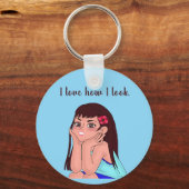 Llavero tipo chapa キーホルダー (正面)