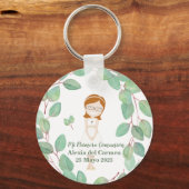Llavero tipo chapa modelo Alexia Primera Comunión キーホルダー (正面)