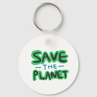 Llavero Tipo Chapa Save the Planet キーホルダー