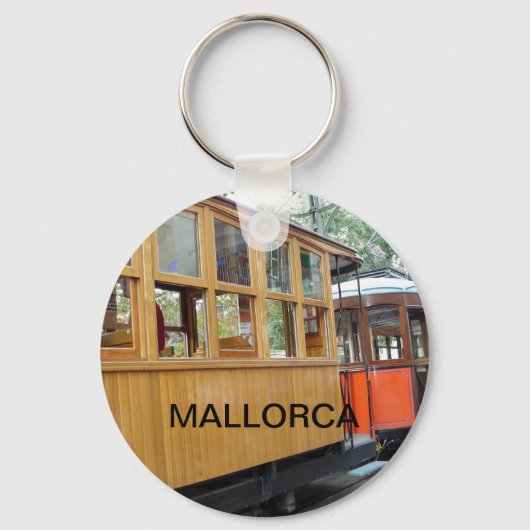 llavero tren de Soller, Mallorca キーホルダー (正面)
