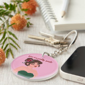 llavero tu eres linda para dama キーホルダー (正面右)