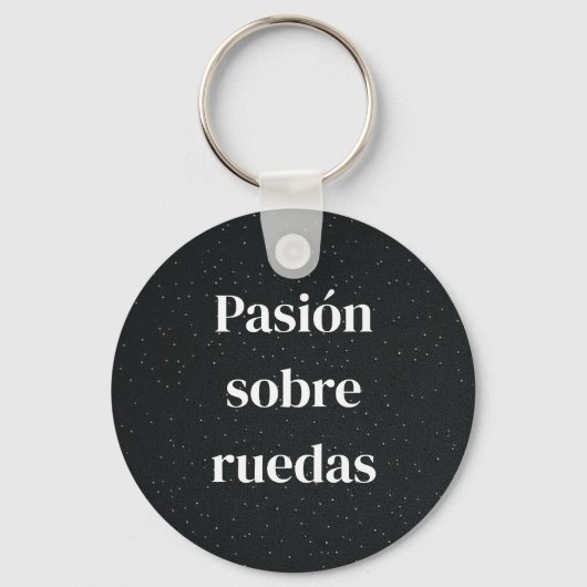 llavero vilianes con frase del mundo del motor キーホルダー (正面)