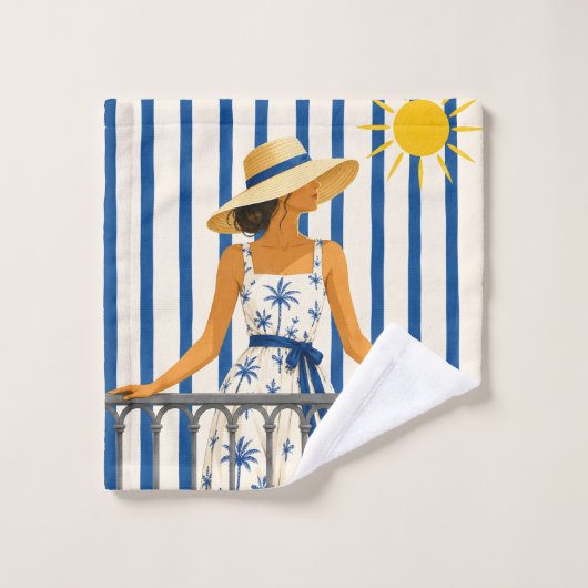 Llavero welcome summer ウォッシュタオル (ウォッシュタオル)