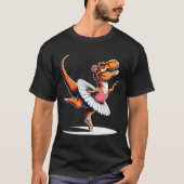 Llerinaティラノサウルスダンス Tシャツ (正面)