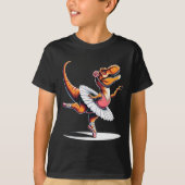 Llerina T-rex Dancing  Tシャツ (正面)