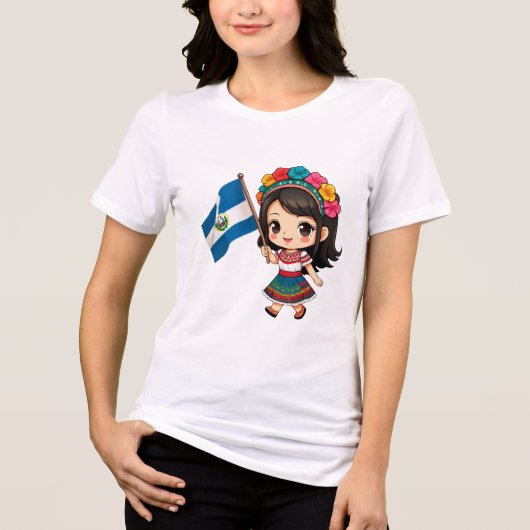 ¡Lleva un Toque Adorable y Divertido Contigo! トライブレンドTシャツ (正面)