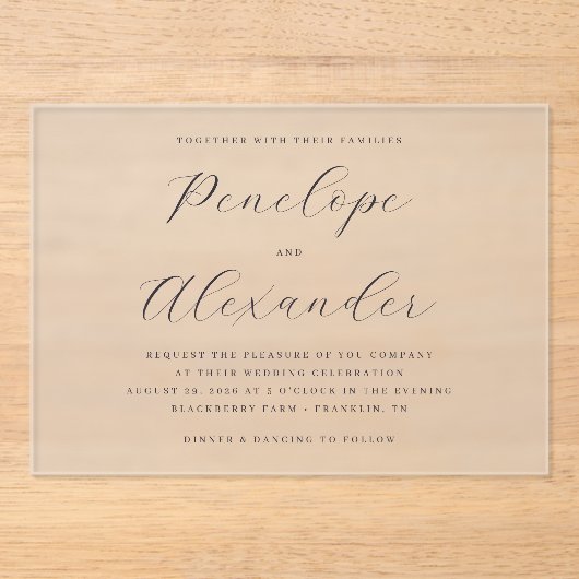 ___LLMGEN___ 16 アクリル招待状 (正面)