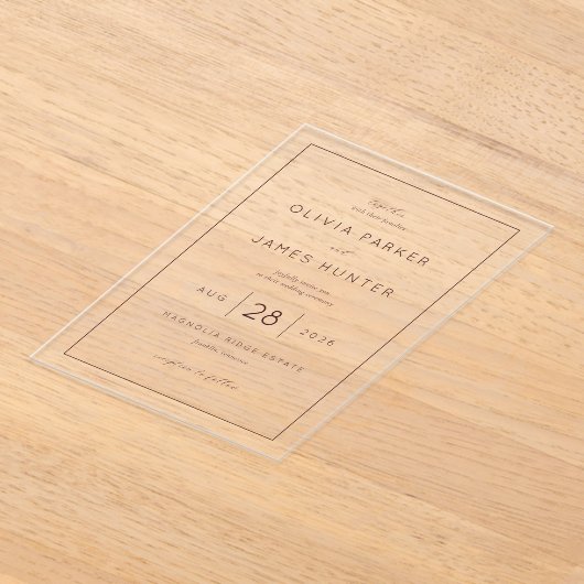 ___LLMGEN___ 16 アクリル招待状 (レイダウン)