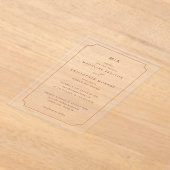 ___LLMGEN___ 16 アクリル招待状 (レイダウン)