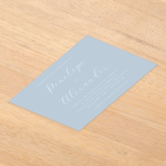 ___LLMGEN___ 16 アクリル招待状 (レイダウン)