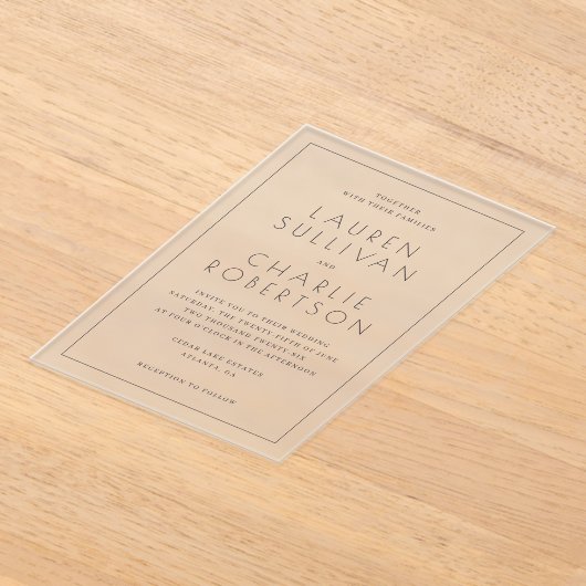 ___LLMGEN___ 17 アクリル招待状 (レイダウン)