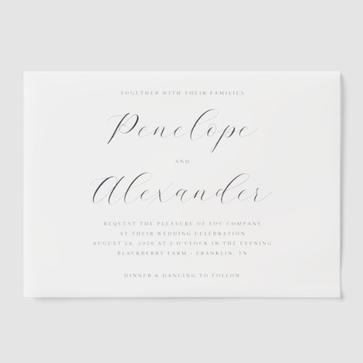 ___LLMGEN___ 17 ベラム紙招待状 (正面)