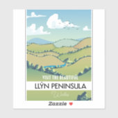 Lln Peninsula Walesŷバケーションポスター。 シール (シート)