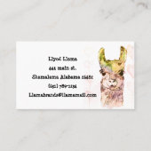 Lloyd llama Standard、3.5インチx 2.0インチ名刺 名刺 (正面)