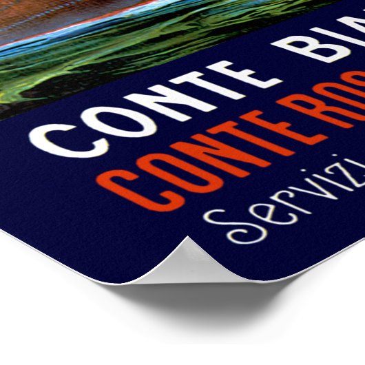 Lloyd Sabaudo ~ Conte Biancamano ポスター (角)