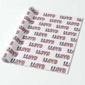 Lloyd Vorname Name USA US Geschenkpapier Papier ラッピングペーパー (アンロールド)